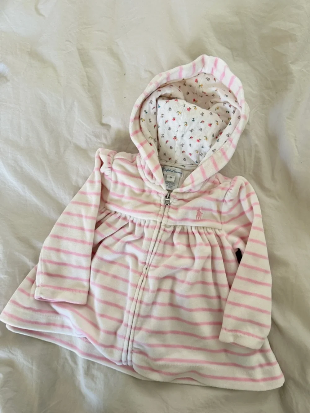 Ralph Lauren Baby Jacket Striped Sweatshirt 9 Month